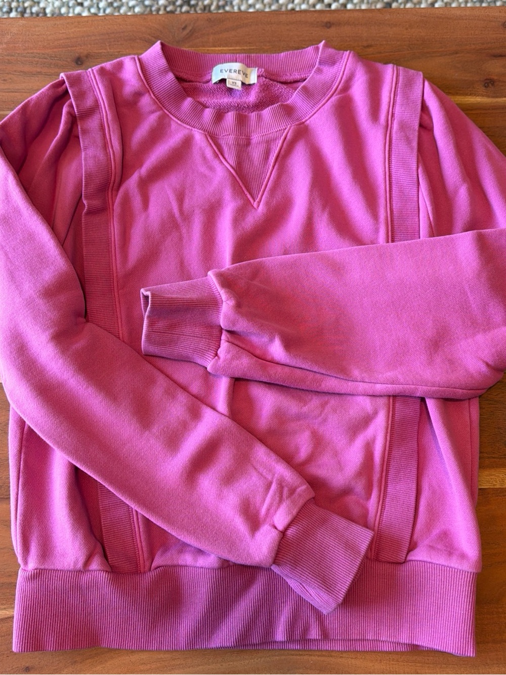 Evereve Pink Crewneck Sweatshirt